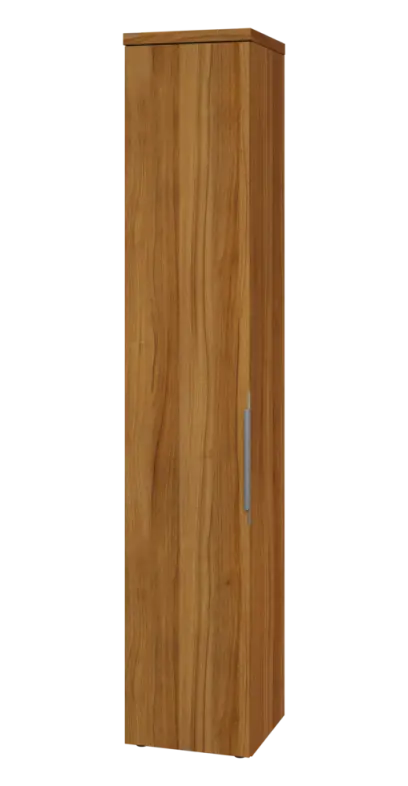 SIN 6 - 4D kancelářská skříň, 1-dveřová, levá, 2170x400x400, ořech světlý